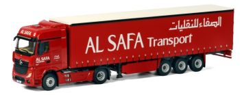 WSI01-1859 - MERCEDES Actros MP4 4x2 mit Planenanhänger 3 Achsen AL SAFA Transport