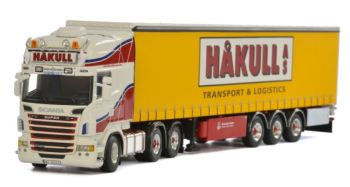WSI01-1892 - SCANIA R6 Topline 6x2 mit 3 Achsen HAKULL Planenauflieger