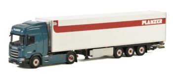 WSI01-2543 - SCANIA R Highline CR20H 4x2 mit Kühlauflieger 3 Achsen PLANZER