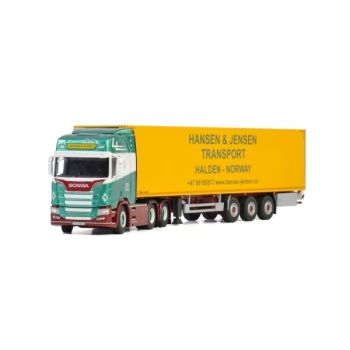 WSI01-2652 - SCANIA R Highline mit HANSEN & JENSEN 3-Achs-Kühlanhänger