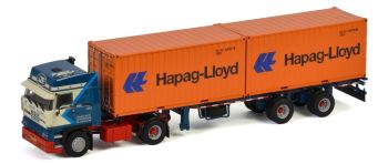 WSI01-3295 - DAF 3600 SC 4x2 Containerträger JONKER + 2 Container 20 Fuß