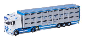 WSI01-3405 - DAF XF SSC My2017 4x2 mit Viehanhänger 3 Achsen ISOARDI