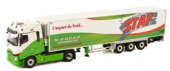WSI01-3432 - RENAULT T High 4x2 mit 3-achsigem Kühlanhänger STAF
