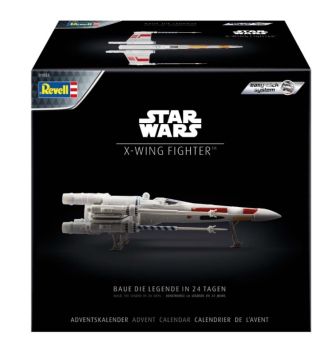 REV01035 - Adventskalender 2021 - X-WING Fighter STAR WARS mit Bemalung zum Zusammenbauen