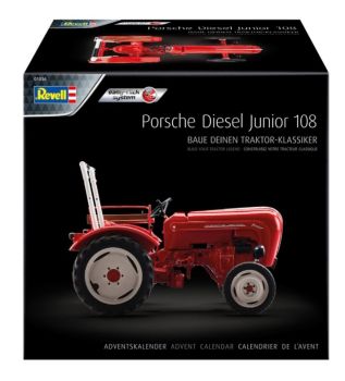 REV01036 - Adventskalender 2021 - PORSCHE Junior 108 mit Bemalung zum Zusammenbauen