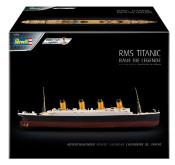 REV01038 - Adventskalender 2021 - RMS Titanic mit Bemalung zum Zusammenbauen