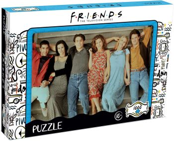 WIN01042 - 1000 Teile FRIENDS Puzzle - Auf dem Perron