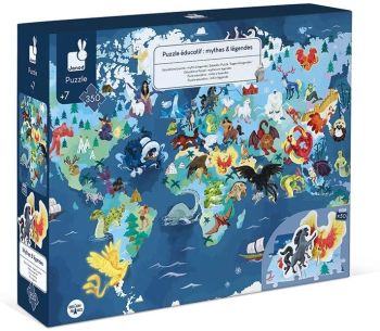 JAN02680 - Lernpuzzle 350 Teile - Mythen und Legenden