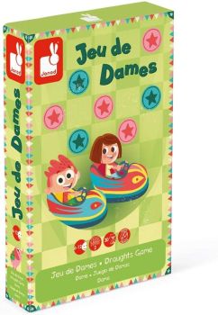 JAN02746 - Damespiel aus Holz