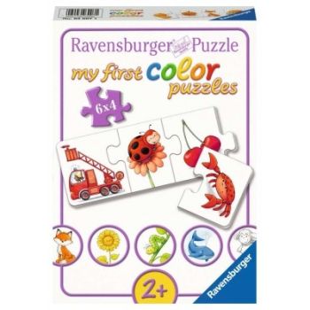 RAV03007 - Meine ersten Puzzles - 6 Puzzles 4 Teile - Alle meine Farben