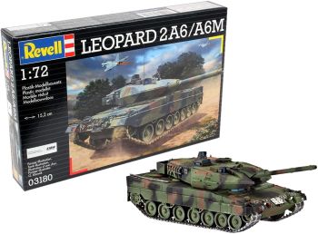 REV03180 - LEOPARD 2A6/A6M Tank zum Zusammenbauen und Lackieren