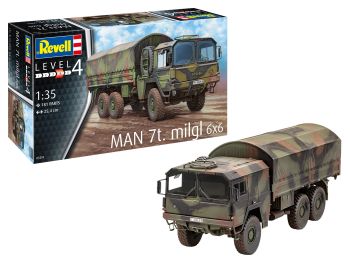 REV03291 - MAN 7T MILGL Militärfahrzeug zum Zusammenbauen und Lackieren