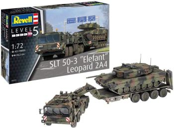 REV03311 - SLT 50-3 Elephant + Leopard 2A4 Fahrzeug und Panzer zum Zusammenbauen und Lackieren