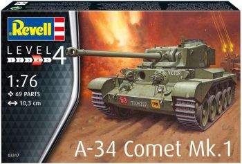 REV03317 - A-34 COMET MK.1 Panzer zum Zusammenbauen und Lackieren