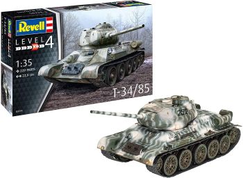 REV03319 - Panzer T-34/85 zum Zusammenbauen und Lackieren