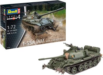 REV03328 - Panzer T-55A/AM MIT KMT-6/EMT-5 zum Zusammenbauen und Lackieren