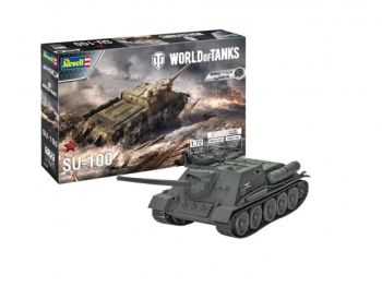 REV03507 - Tank SU-100 WORLD OF TANKS zum Zusammenbauen und Lackieren