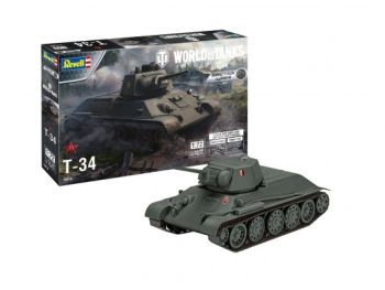 REV03510 - Panzer T-34 WORLD OF TANKS zum Zusammenbauen und Lackieren