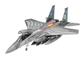 REV03841 - F-15E Strike Eagle Kampfflugzeug zum Zusammenbauen und Bemalen.
