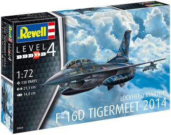 REV03844 - 2014 Lockheed Martin F-16D Tigermeet Flugzeug zum Zusammenbauen und Lackieren