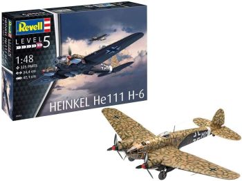 REV03863 - Heinkel HE111 H-6 Flugzeug zum Zusammenbauen und Lackieren