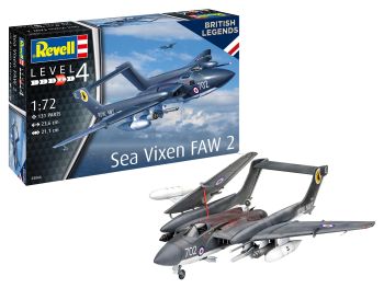 REV03866 - Flugzeug Sea Vixen FAW 2 zum 70-jährigen Jubiläum zum Zusammenbauen und Lackieren