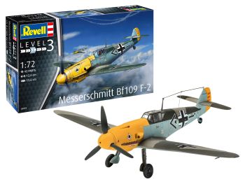 REV03893 - Messerschmitt Bf109 F-2 Flugzeug zum Zusammenbauen und Lackieren