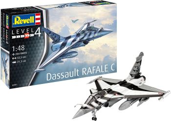 REV03901 - Dassault Aviation Rafale C Kampfflugzeug zum Zusammenbauen und Lackieren