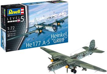REV03913 - Flugzeug Heinkel He177 A-5 Greif zum Zusammenbauen und Lackieren