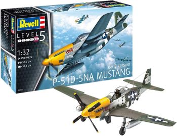 REV03944 - P-51D Mustang Flugzeug zum Zusammenbauen und Lackieren
