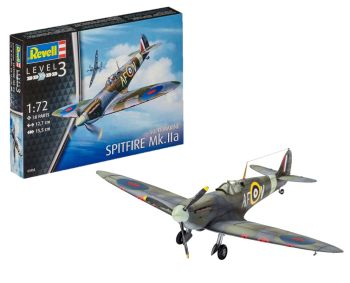 REV03953 - Spitfire Mk.IIa Flugzeug zum Zusammenbauen und Lackieren