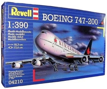 REV04210 - Flugzeug Boeing 747-200 zum Zusammenbauen und Lackieren