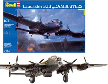 REV04295 - Avro Lancaster DAMBUSTERS Flugzeug zum Zusammenbauen und Lackieren