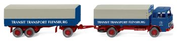 WIK043203 - MERCEDES 4x2 Träger mit Planenanhänger TRANSIT TRANSPORT