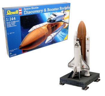 REV04736 - Space Shuttle Discovery Rakete + Booster Rockets zum Zusammenbauen und Bemalen
