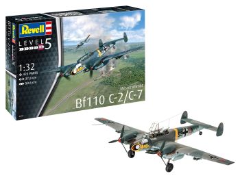 REV04961 - MESSERSCHMITT BF110 C-7 Hobel zum Zusammenbauen und Lackieren