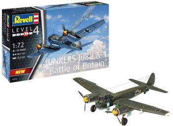 REV04972 - Flugzeug Junkers Ju 88 A-1 Battle of Britain zum Zusammenbauen und Lackieren