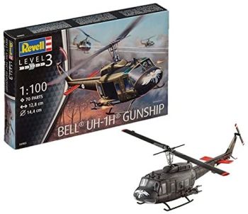 REV04983 - Bell UH-1H Gunship Hubschrauber zum Zusammenbauen und Lackieren
