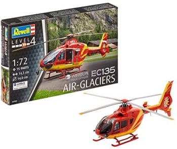 REV04986 - Hubschrauber EC135 AIR-GLACIERS zum Zusammenbauen und Lackieren