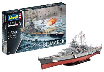 REV05040 - Bismarck-Boot zum Zusammenbauen und Lackieren
