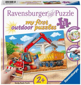 RAV05073 - Meine ersten Puzzles - 6 Puzzles 12 Teile - Meine Baustelle
