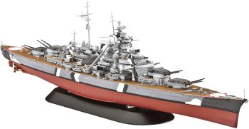 REV05098 - Kriegsschiff Bismarck zum Zusammenbauen und Bemalen
