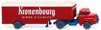WIK051322 - SAVIEM 4x2 mit KRONENBOURG Auflieger