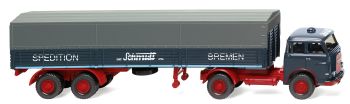 WIK051404 - MAN 4x2 mit Planenanhänger 2 Achsen SPED. SCHMIDT