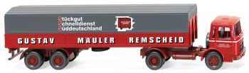 WIK051502 - MAN 4x2 mit Planenauflieger 2 Achsen MÄULER