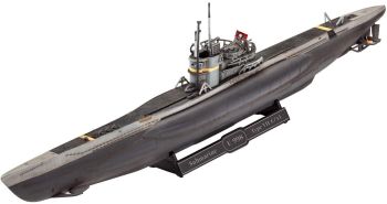 REV05154 - Deutsches U-Boot Typ VII C/41 zum Zusammenbauen und Lackieren