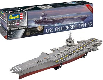 REV05173 - USS Enterprise CVN-65 Boot zum Zusammenbauen und Lackieren