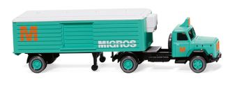 WIK052003 - MAGIRUS 4x2 mit Kühlauflieger 1 Achse MIGROS