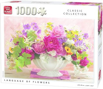 KING05377 - 1000 Teile Puzzle Sprachen der Blumen