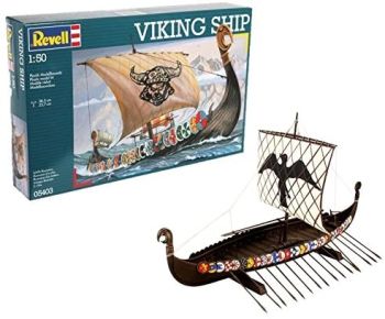 REV05403 - Wikingerschiff zum Zusammenbauen und Bemalen